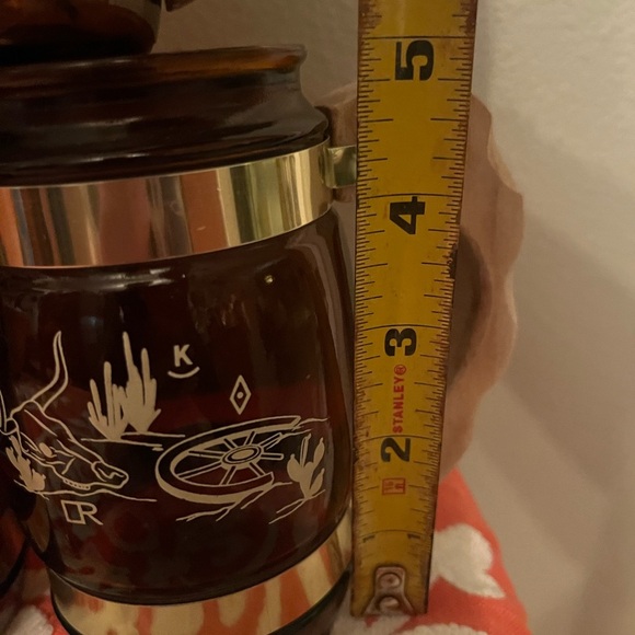 Vintage Siesta ware western mugs 1950’s set of 6 - Picture 9 of 10